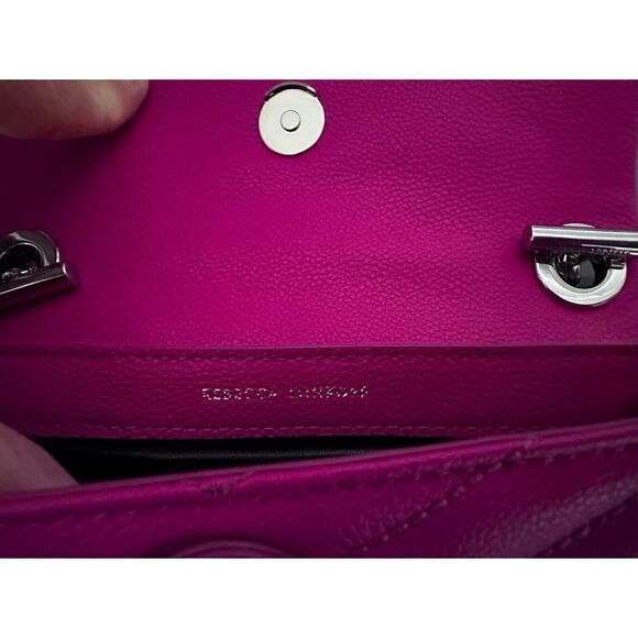 Rebecca Minkoff Edie Date Night Crossbody Bag, COSMIC‎ PINK - Picture 7 of 9
